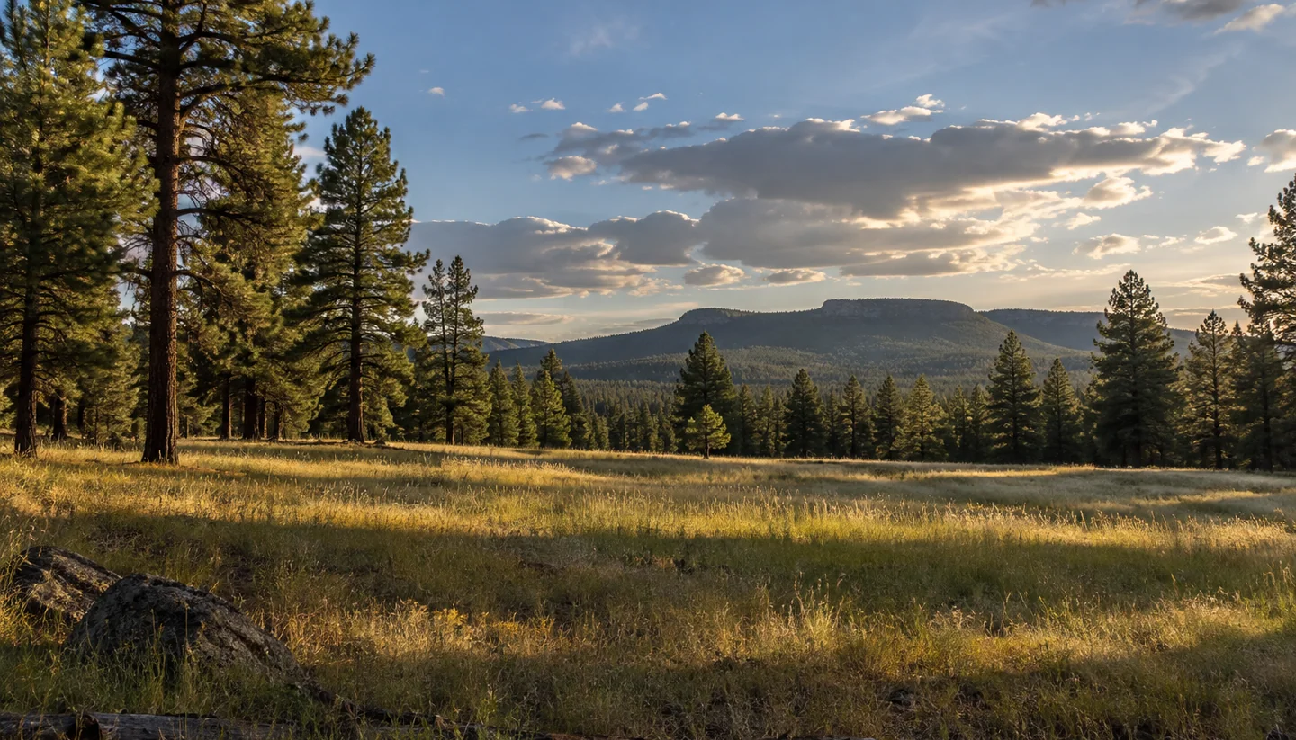 Photorealistic Arizona land setting